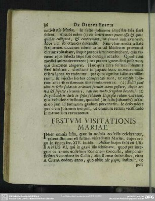 Festum Visitationis Mariae