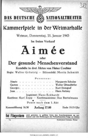 Aimée oder Der gesunde Menschenverstand