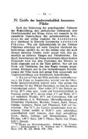 IV. Größe der landwirtschaftlich benutzten Fläche
