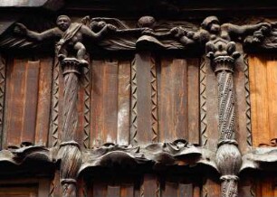 Frankreich. Bourgogne. Saone et Loire. Macon. Detail Maison en Bois. 1490 - 1510