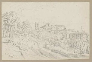 Blick auf San Miniato al Monte in Florenz