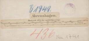1741 (alte Nr.: 436) Ahrenshagen, Cover