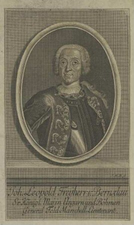 Bildnis des Johann Leopold Freyherr von Bärnklau