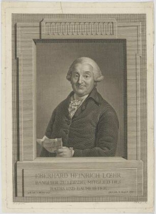 Bildnis des Eberhard Heinrich Loehr