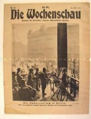 Illustrierte "Die Wochenschau" zum Kapp-Lüttwitz-Putsch