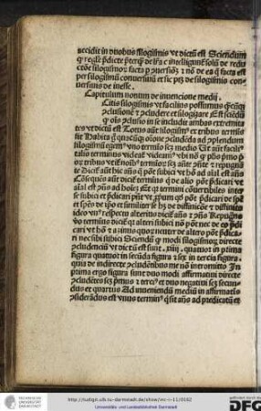Capitulum nonum de inventione medii.