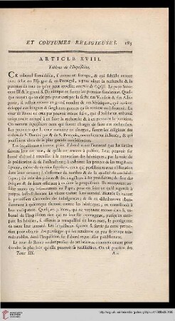 Article XVIII