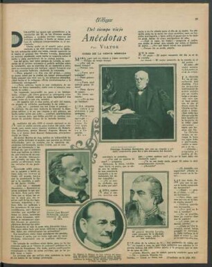 Anécdotas : Del tiempo viejo