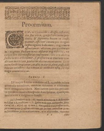 Thesis I. - XXVI.