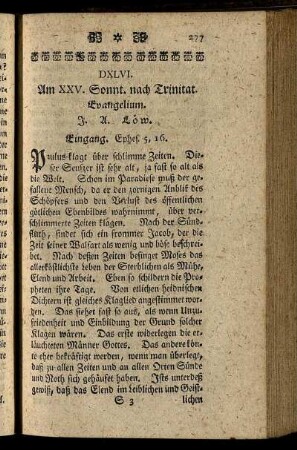 DXLVI. Am XXV. Sonnt. nach Trinitat. Evangelium.
