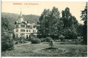 Karlsbad. Café Kaiserpark