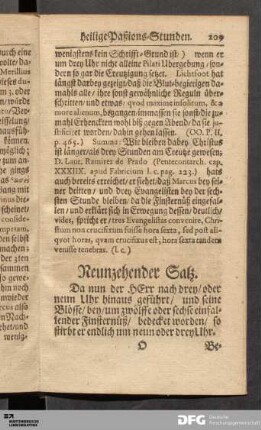Neunzehender Satz.
