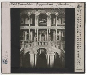 Pommersfelden, Schloss Weißenstein : Innenansicht, Treppenhaus