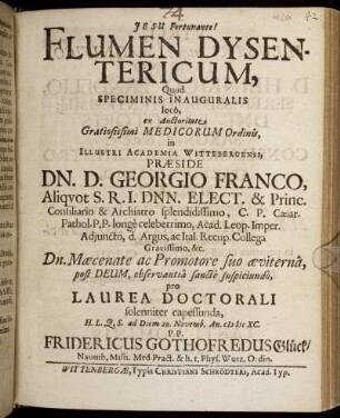 Flumen Dysentericum