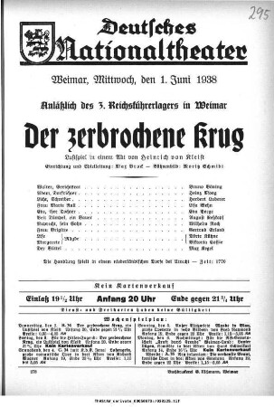 Der zerbrochene Krug
