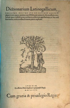 Dictionarium latino-gallicum