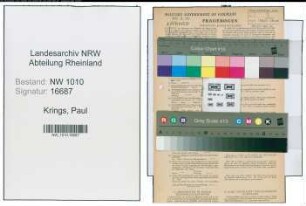 Entnazifizierung Paul Krings , geb. 03.02.1905 (Kaufmann)