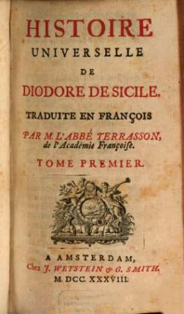 Histoire Universelle De Diodore De Sicile, 1
