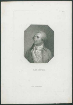 Saussure, (Horace-Bénédict de)