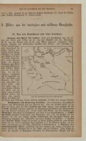 B. Bilder aus der deutschen und mittleren Geschichte