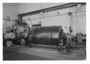 Industrie-Kraftwerk. Gegendruckturbine Maschine 6 : Lauta (Niederlausitz). Industrie-Kraftwerk. Gegendruckturbine Maschine 6