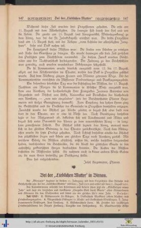 Bei der "Lieblichen Mutter" in Birnau.