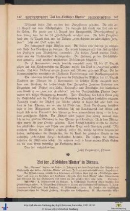 Bei der "Lieblichen Mutter" in Birnau.