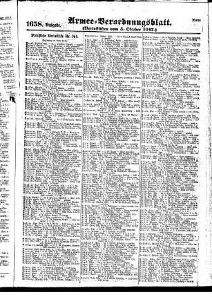 1658. Ausgabe. Freitag, 5. Oktober 1917