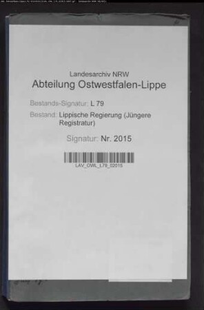 Amtsgericht Lemgo, Band 3