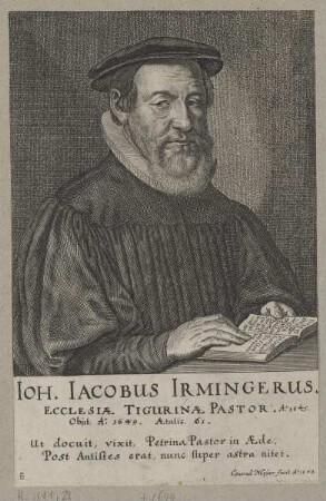 Bildnis des Ioh. Iacobus Irmingerus