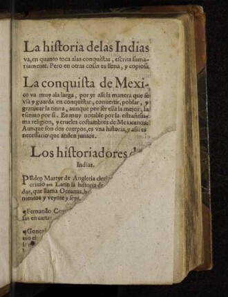 La historia delas Indias