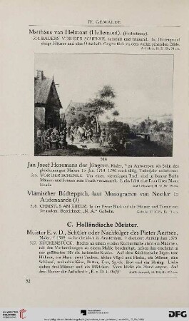 C. Holländische Meister (Nr. 517-542)