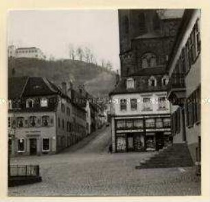 Homburg, Marktplatz mit Kreisleitung und Kurhotel