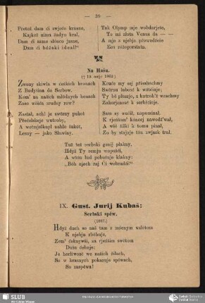 IX. Gust. Jurij Kubaš