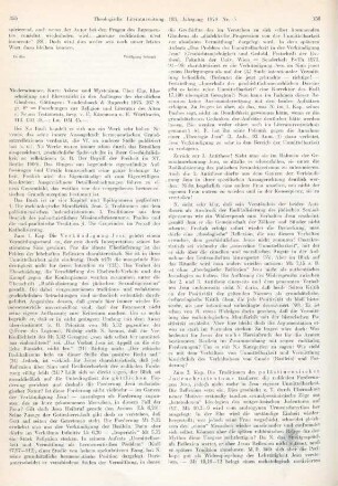 355-357 [Rezension] Niederwimmer, Kurt, Askese und Mysterium