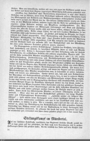 Stellungskampf im Münstertal.
