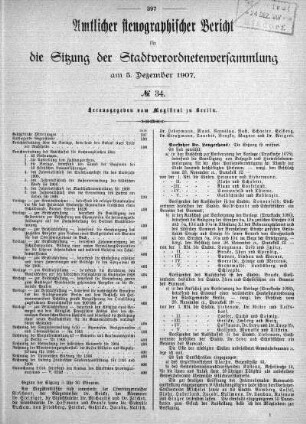 No 34, 5. Dezember 1907