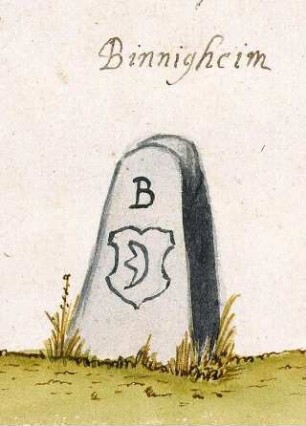 Bönnigheim LB (Stromberger Forst, Marksteinzeichen I)