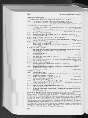 Nebenfach-Studiengang Mittelalter-Studien/Medieval Studies