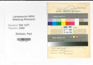 Entnazifizierung Paul Schwarz , geb. 21.09.1899 (Polizist)