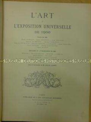 L'art à l'exposition universelle de 1900