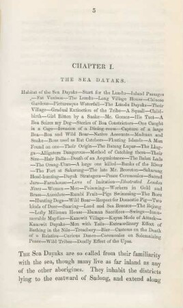 Chapter I. The Sea Dayaks