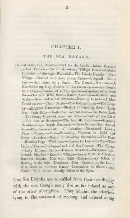 Chapter I. The Sea Dayaks