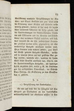 §5 Vergrösserung der Landeslasten