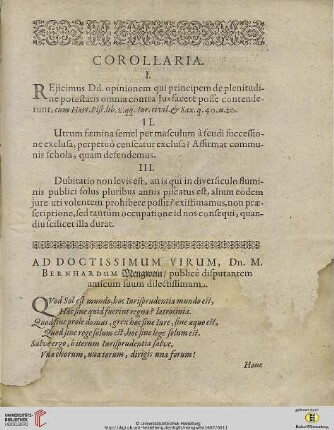 Ad doctissimum virum [...]
