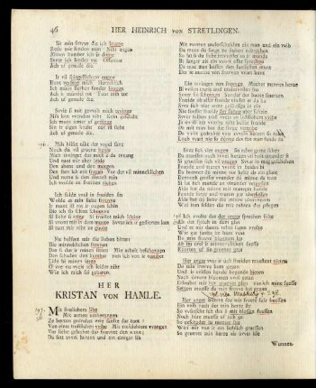 Her Kristan Von Hamle.