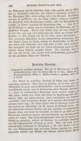 238-243 Praktische Theologie