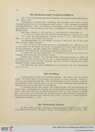Das Fürstenthum Krossen
