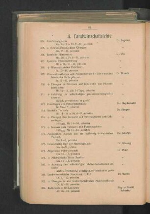 4. Landwirtschaftslehre