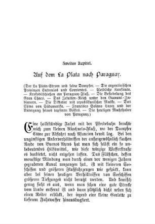 Zweites Kapitel. Auf dem La Plata nach Paraguay.